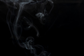 Smoke On Black Background