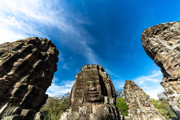 Fototapeta premium Bayon Angkor Thom ruins at Siem Reap, Cambodia