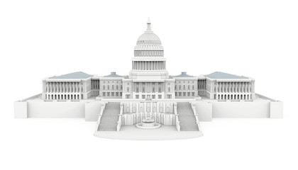 United States Capitol Building Isolated