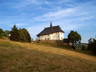 Fototapeta na wymiar Medieval church. Tropie, Poland.
