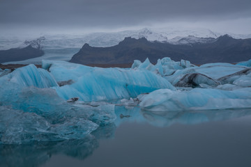 Fototapeta na wymiar Glaciar en Islandia