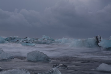 Playa de Jokulsarlon, Islandia