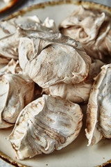 meringue with chocolate