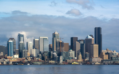 Fototapeta na wymiar Seattle downtown skyline, Washington.