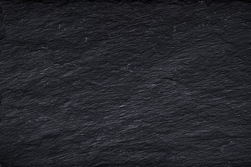 Fototapeta premium Dark gray black slate background or texture of natural stone.