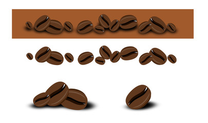 Set of coffee grain