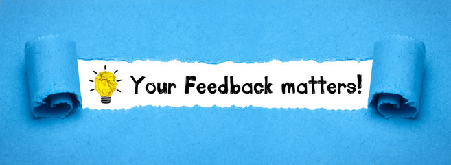 Your Feedback matters!