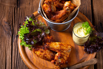 savory spiced chicken wings from the oven 