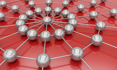 network communication web internet 3D