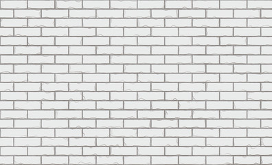 Fototapeta na wymiar white bricks wall 3d illustration 40x29cm 300dpi