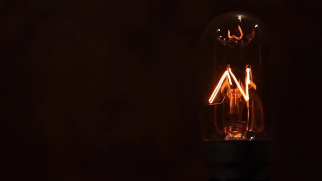 electricity lamp smoke dark background hd footage 