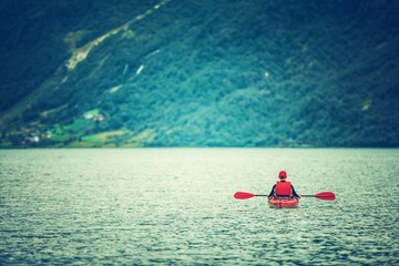 Active Day in a Kayak