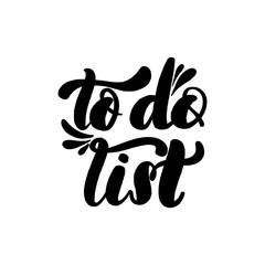 To do list lettering greeting