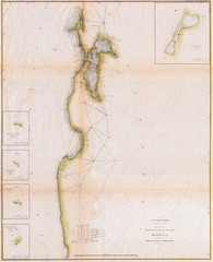 1857, U.S.C.S. Map of San Francisco Bay