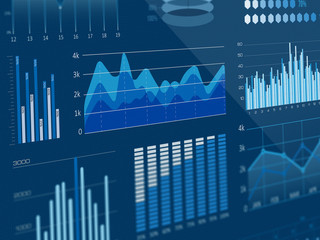 financial charts and graphs