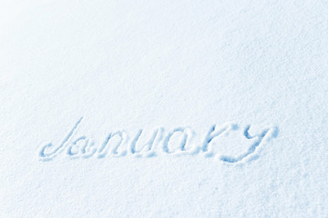 January 1st. Day 1 of january month, calendar on light background. Happy New year, Winter time