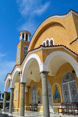 Obraz na płótnie Canvas Saint George Church on Paralimni, Cyprus on June 12, 2018.