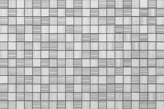 White stone brick wall seamless background and pattern