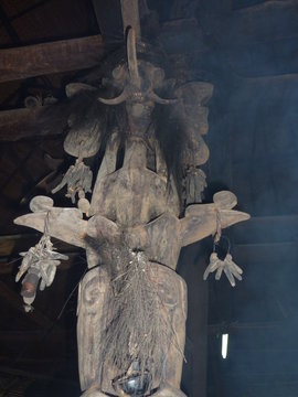 Totem Iban Longhouse Malaysia