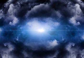 Cloudscape with a Light