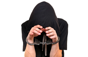 Young Man in Handcuffs