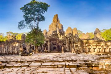 Obraz premium Bayon temple in Angkor Thom. Siem Reap. Cambodia