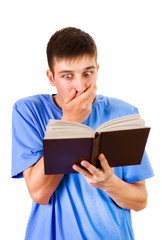 Surprised Man with a Book