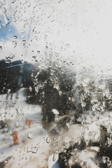 the ice on the window II