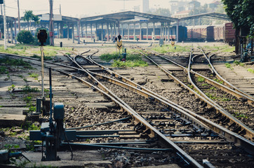 Fototapeta na wymiar Hanoi Railway Station