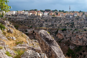 Fototapeta na wymiar Matera, the city of stones