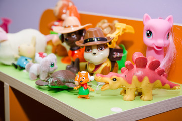 children's table in the game room