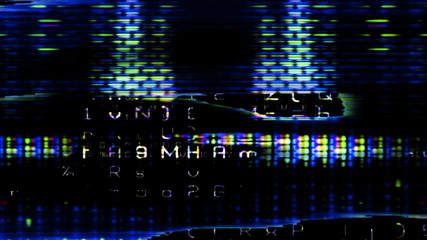 Futuristic Screen Display Pixels 10849