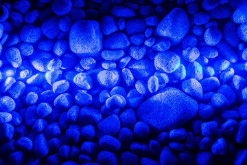 Shiny blue Pebbles