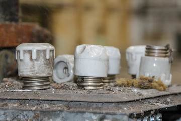 Lost Place garage of railway