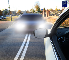 Car accident - head-on collision