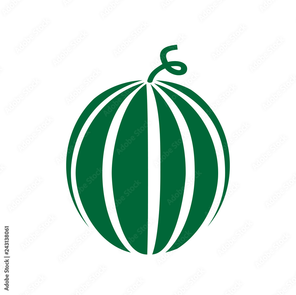 Poster fruit color icon on white background for graphic and web design, modern simple vector sign. internet