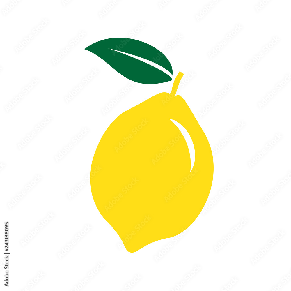 Poster fruit color icon on white background for graphic and web design, modern simple vector sign. internet