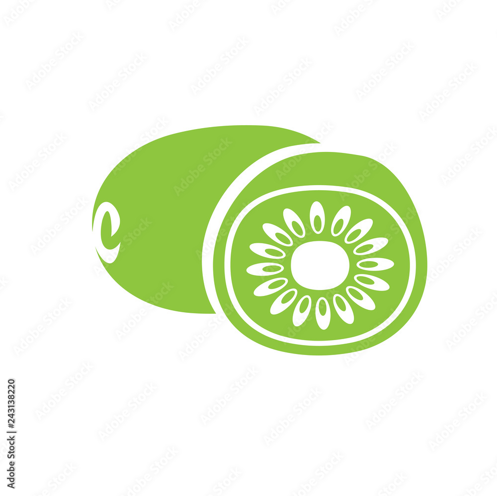 Poster fruit color icon on white background for graphic and web design, modern simple vector sign. internet