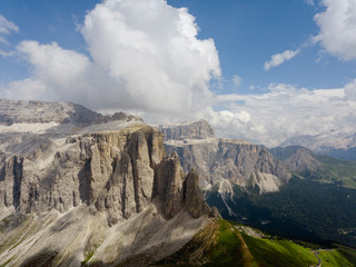 Dolomite mountain holiday travel destination 