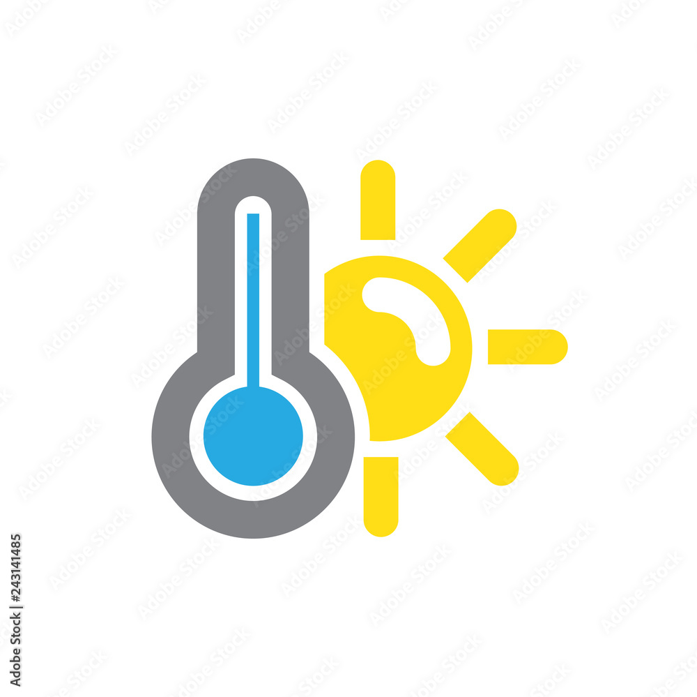 Poster waether icon on white background for graphic and web design, modern simple vector sign. internet con