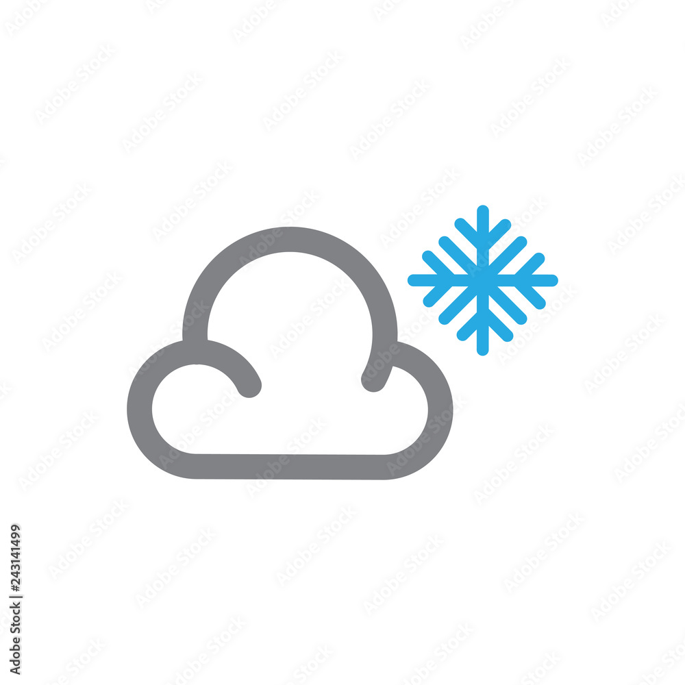 Poster waether icon on white background for graphic and web design, modern simple vector sign. internet con