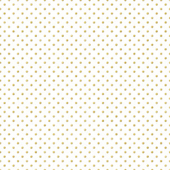 Seamless gold Polka dot pattern. Just drop to swatches and enjoy EPS 10 © artifex.orlova