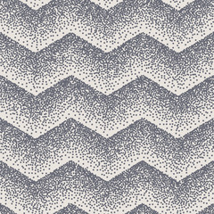 Abstract seamless chevron zigzag stipple dots. EPS 10