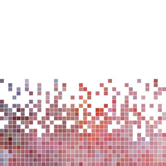 abstract vector square pixel mosaic background