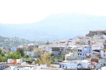 Fototapeta premium A magnificent view of Chefchaouen town in northern Morocco.