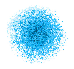 Abstract blue splashes background