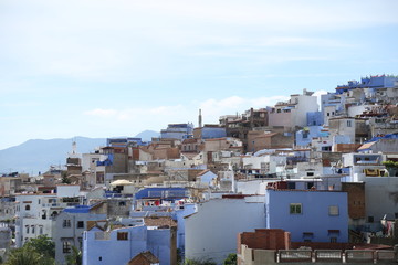 Fototapeta premium A magnificent view of Chefchaouen town in northern Morocco.
