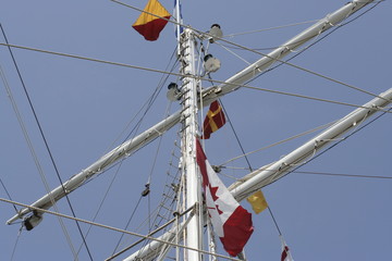 mast of ship