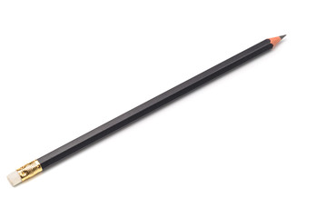 Amazing isolated pencil on pure white background, close up