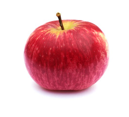 red apple isolated on white background